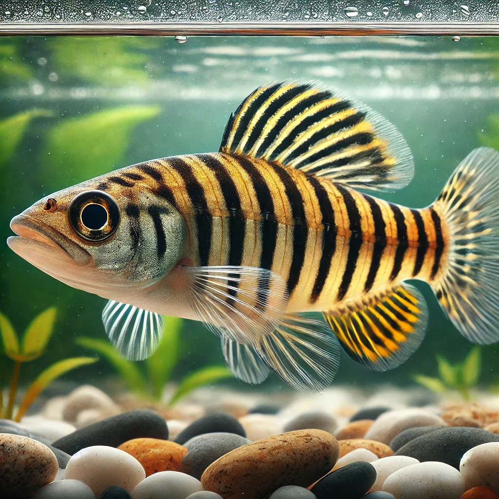Barbus fasciatus Bebaard