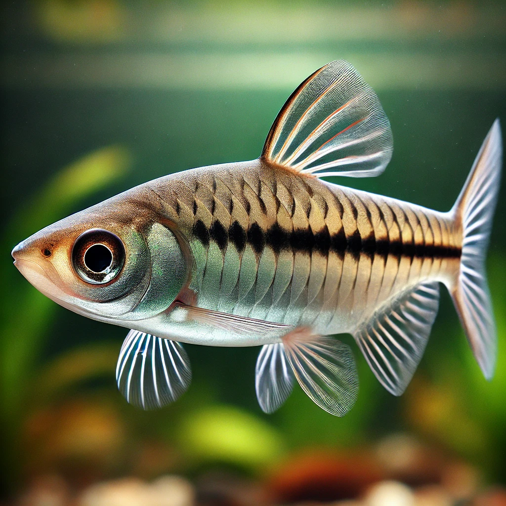 Barbus lateristriga Bebaard