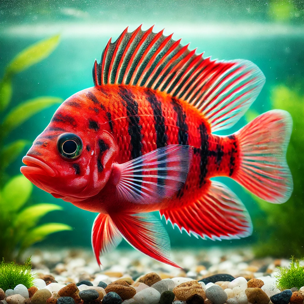Barbus tetrazona rouge Rode sumatra