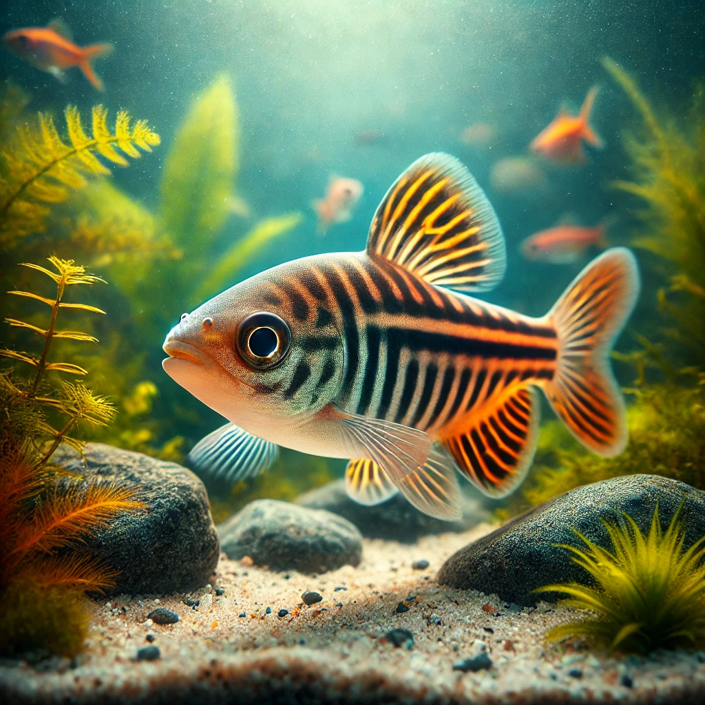 Botia striata (Loche gestreept)