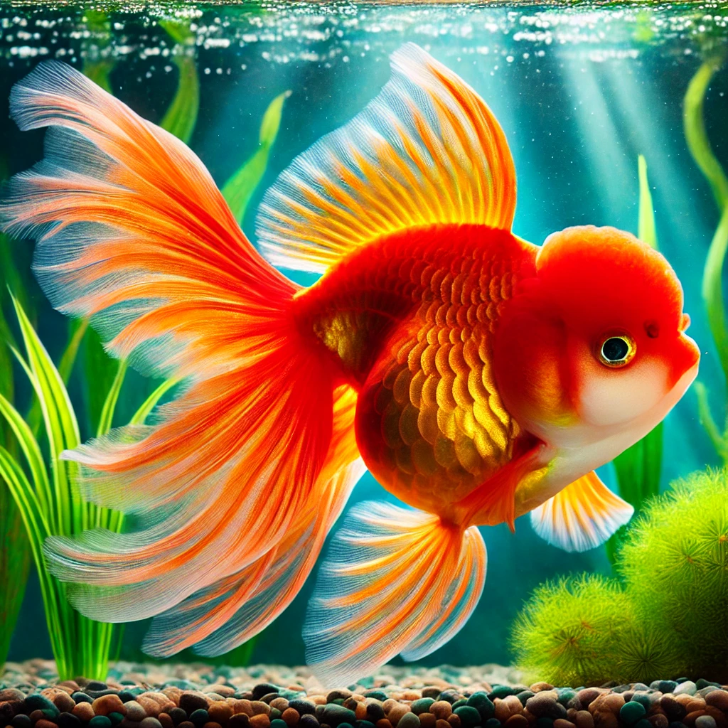 Carassius auratus poisso... Komeet