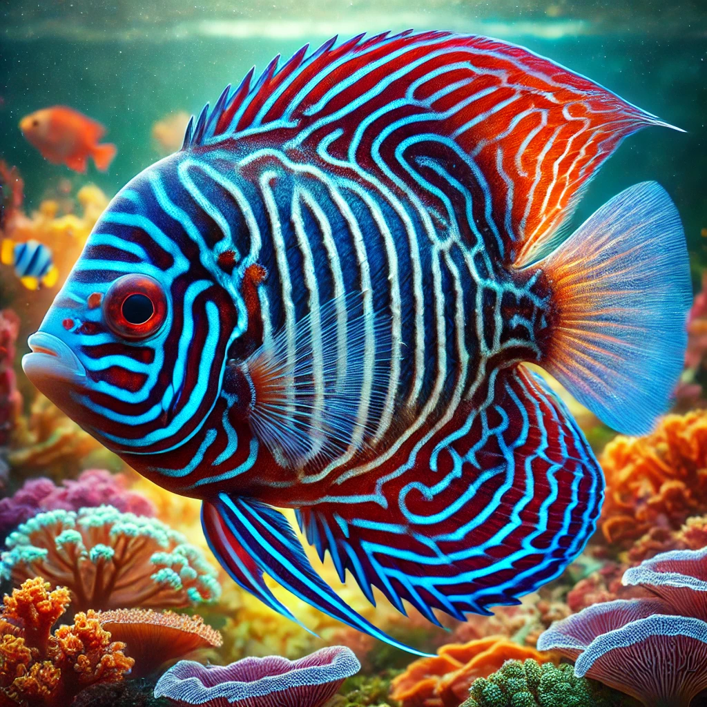Centropyge bispinosus Donkere engel vis