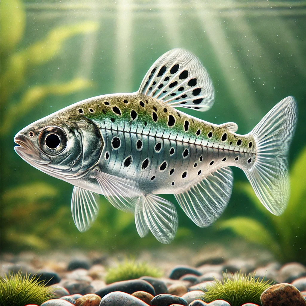 Chilodus punctatus (Ondersteboven)