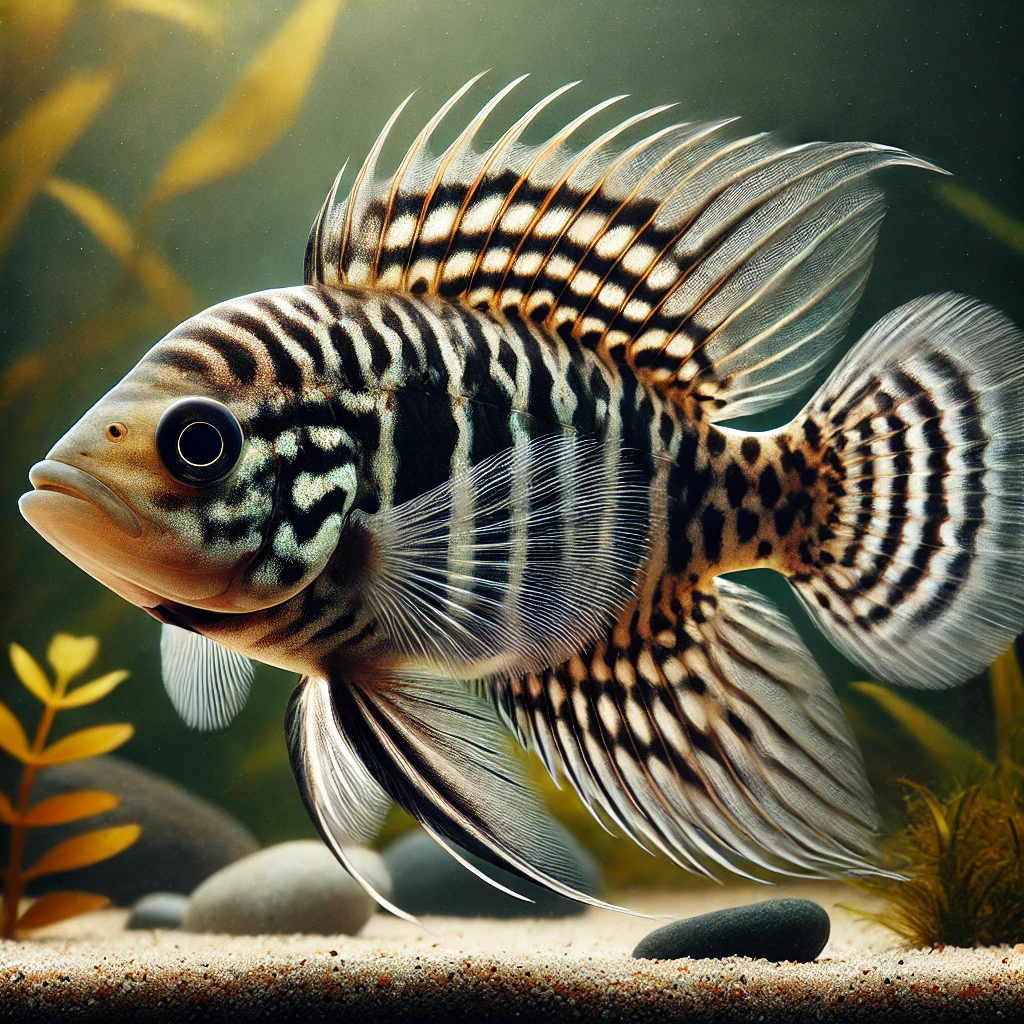 Crenicara filamentosa Raster cichlid