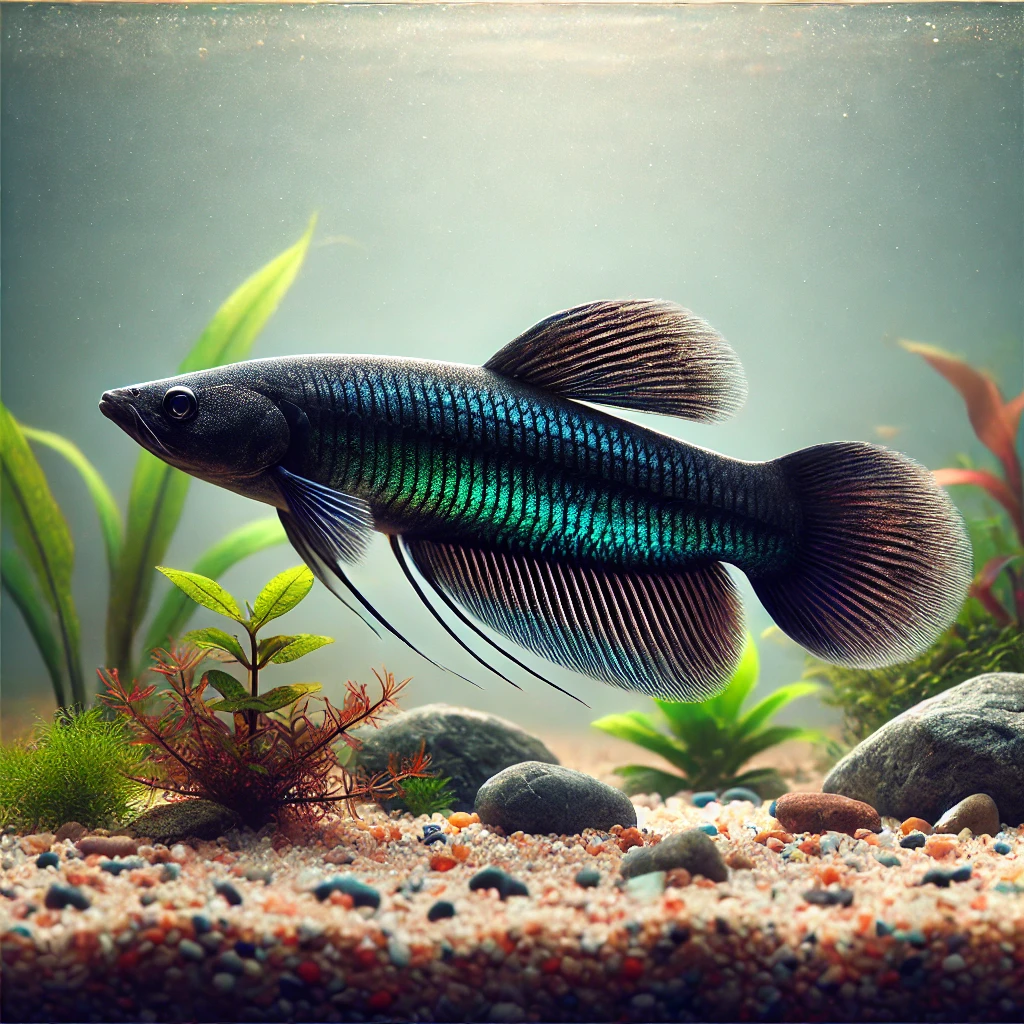 Cynolebias nigripinnis Argentijnse parel met zw...