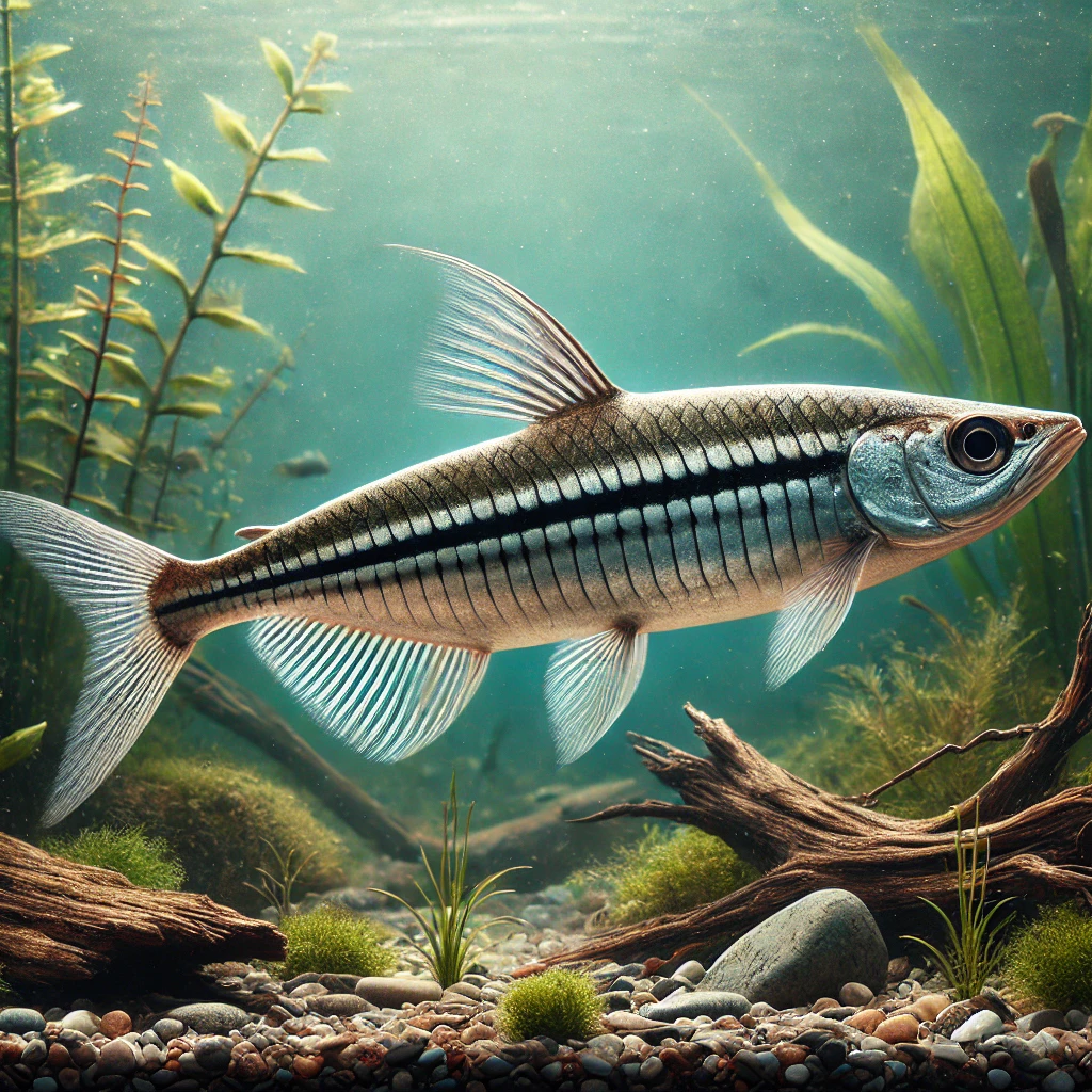 Epalzeorhynchus siamensi... Siamese stuurwiel vos, z...