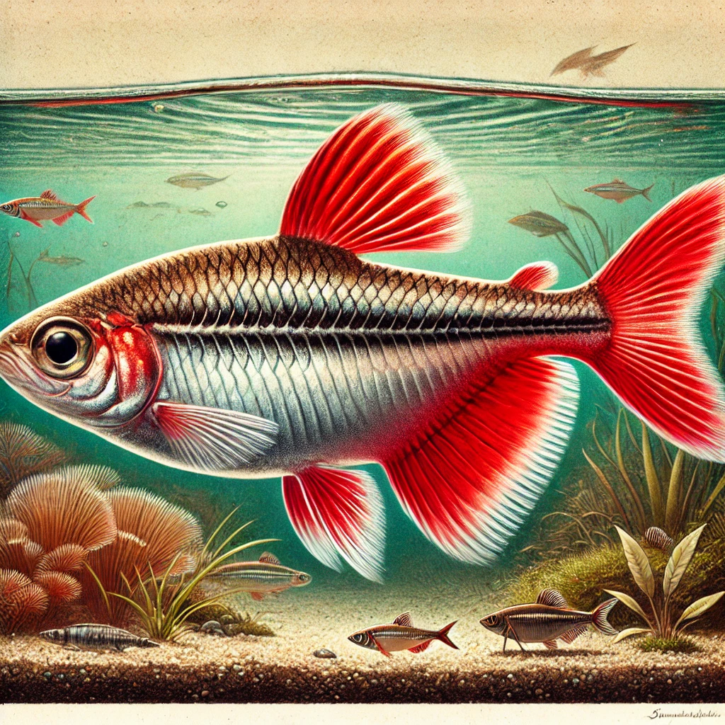 Hyphessobrycon flammeus Roo Tetra van Rio