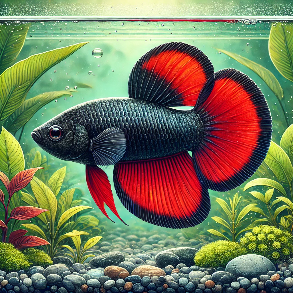 Labeo bicolor (rode staart)