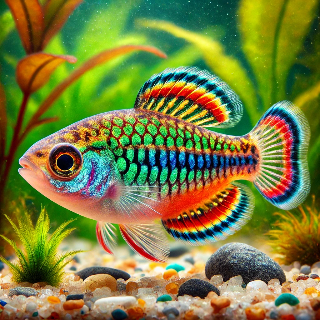 Laetacara curviceps Standaard cichlid