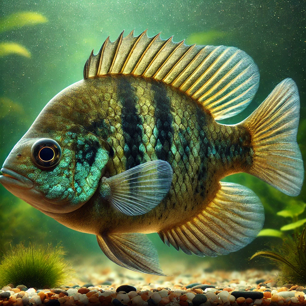 Lepomis macrochirus (Blauwe zonnepaal)