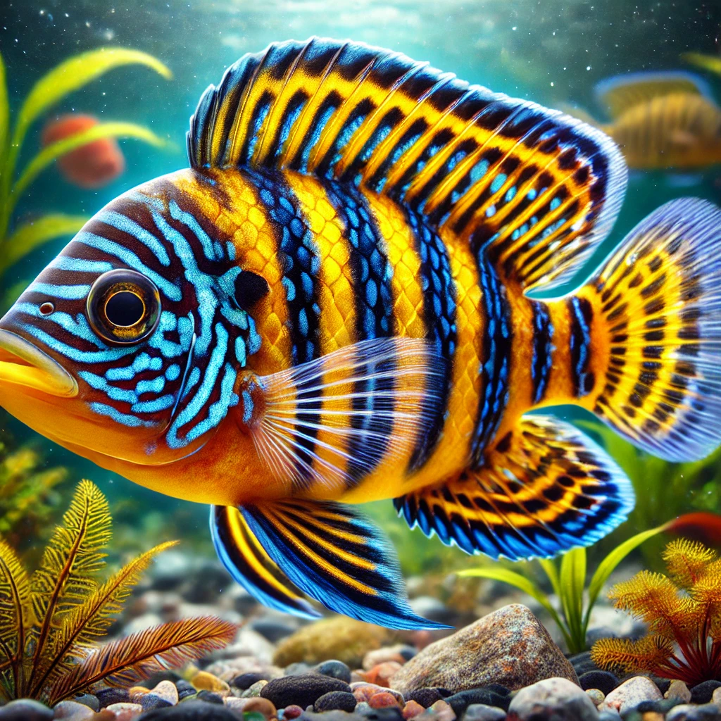 Melanochromis auratus Gouden Mbuna