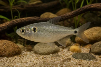 Astyanax bimaculatus Characin diamant