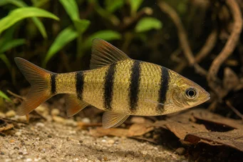 Barbodes pentazona (Vijfband baard)