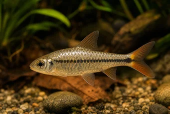 Barbus melanympyx (Bebaarde melarympyx)