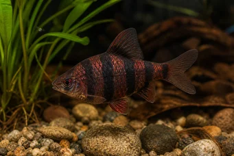 Barbus nigrofasciatus (Bebaard)
