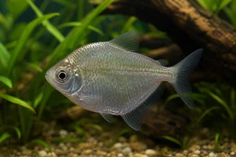 Brachychalcinus orbicularis Tekenschijf