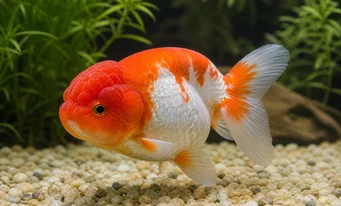 Carassius auratus lion (Leeuwen hoofd)