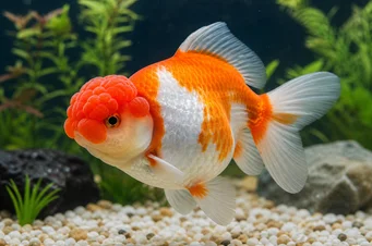 Carassius auratus pompon (POM Pom)