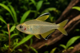 Hyphessobrycon pulchripinnis (Citroen tetra)