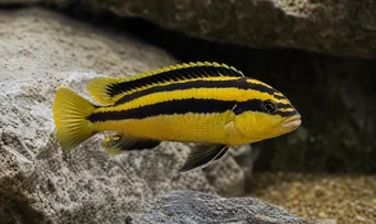 Melanochromis auratus Gouden Mbuna