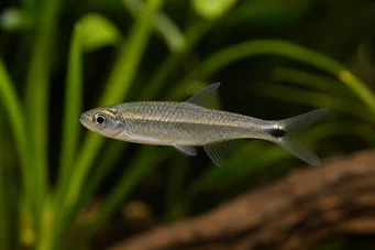 Micralestes sp. Afrikaanse tetra met rode vinnen