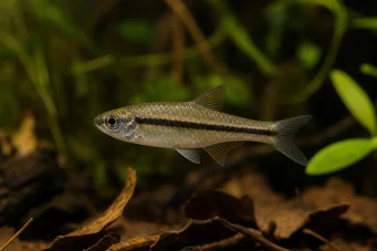 Nannaethiops unitaeniatus (Afrikaanse tetra op een lijn)