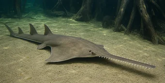 Pristis microdon (Noordelijke Scie Fish)