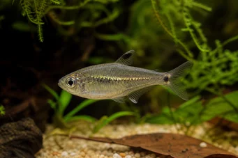 Rachoviscus crassiceps (Characin met dikke kop, gouden tetra)