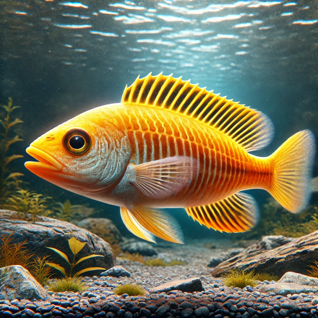 Neolamprologus leleupi Cichlid -citroen