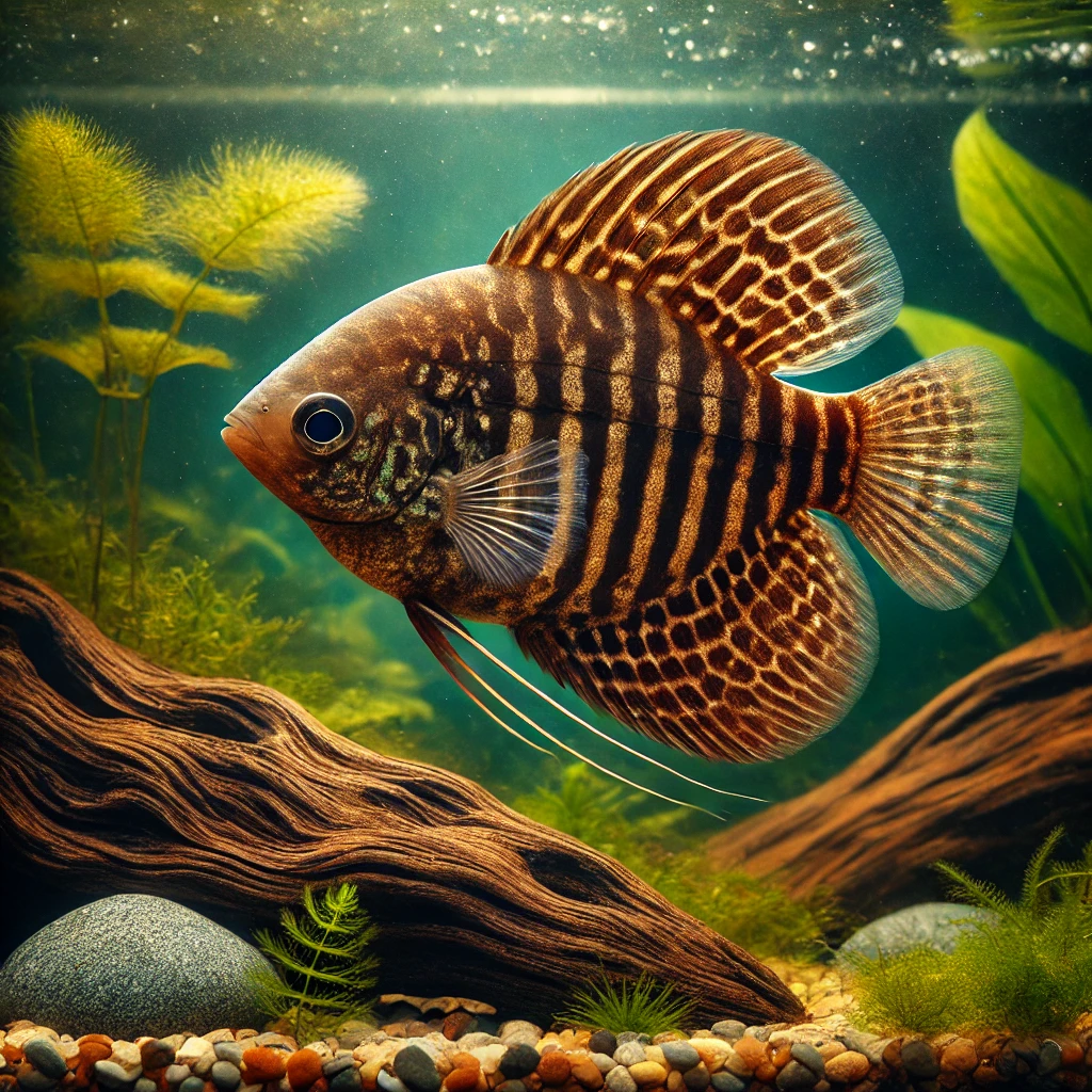 Sphaerichthys osphromeno... Chocolade gourami