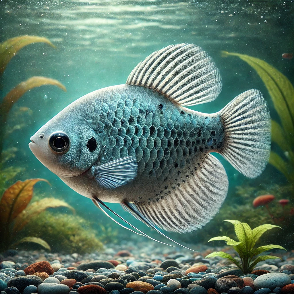 Trichogaster trichopterus Drie plekken, blauwe gourami